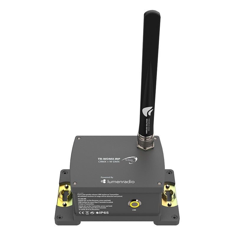 Triton Blue LR100-DMX-RIP - Receptor DMX Inalámbrico IP65 con LumenRadio - Tempo Shop