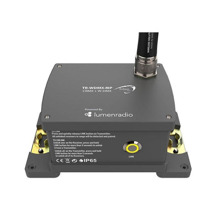 Triton Blue LR100-DMX-RIP - Receptor DMX Inalámbrico IP65 con LumenRadio - Tempo Shop