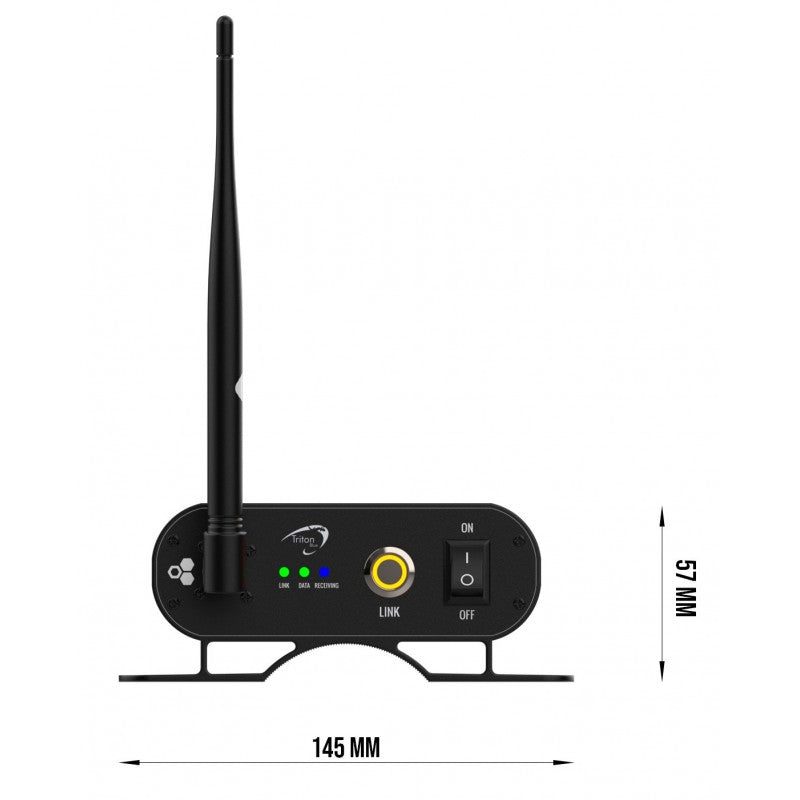 Triton Blue LR100-DMX-T - Transmisor DMX Inalámbrico con Tecnología LumenRadio - Tempo Shop