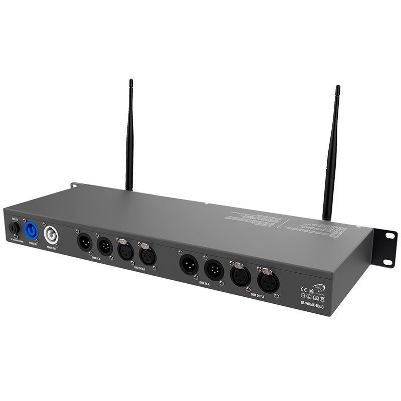 Triton Blue LR100-DMX-TDUO - TRITON BLUE TRD 100 WIRELESS DMX DUO LUMENRADIO FORMATO RACK 19" - Tempo Shop