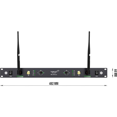 Triton Blue LR100-DMX-TDUO - TRITON BLUE TRD 100 WIRELESS DMX DUO LUMENRADIO FORMATO RACK 19" - Tempo Shop