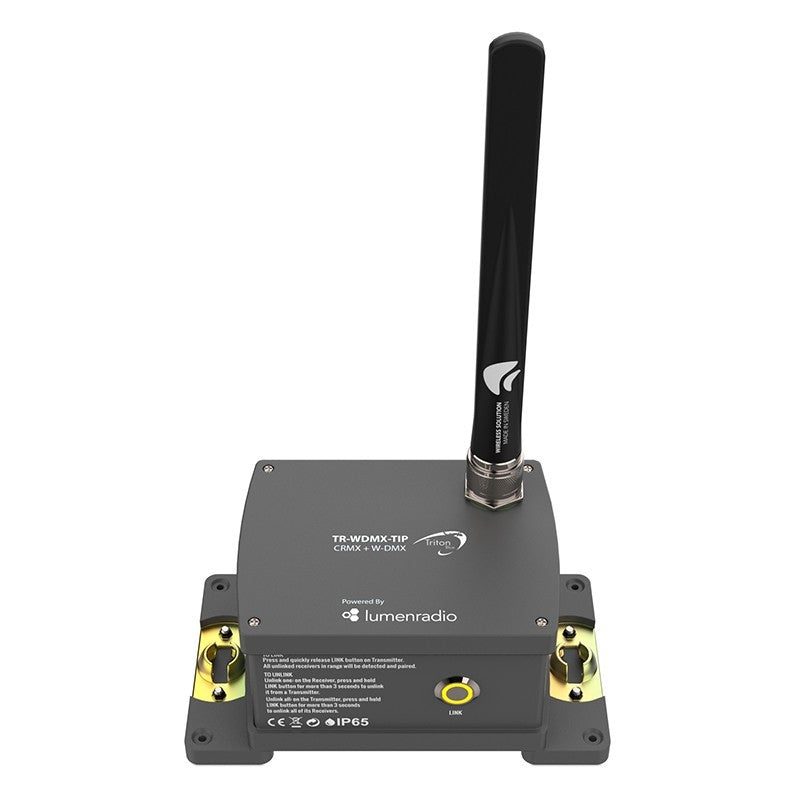 Triton Blue LR100-DMX-TIP - Transmisor DMX Inalámbrico IP65 con Tecnología LumenRadio - Tempo Shop