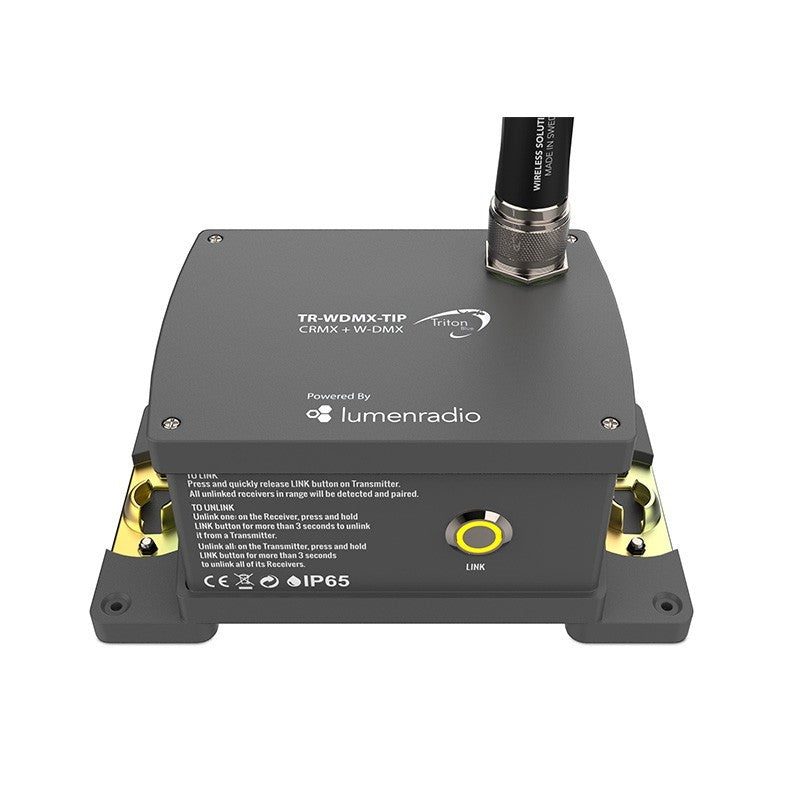 Triton Blue LR100-DMX-TIP - Transmisor DMX Inalámbrico IP65 con Tecnología LumenRadio - Tempo Shop
