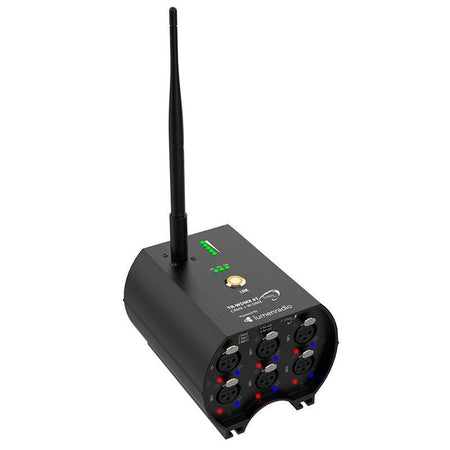 Triton Blue LR100-SPLITTER-6 - Splitter y Receptor DMX Inalámbrico de 6 Salidas con Tecnología LumenRadio - Tempo Shop