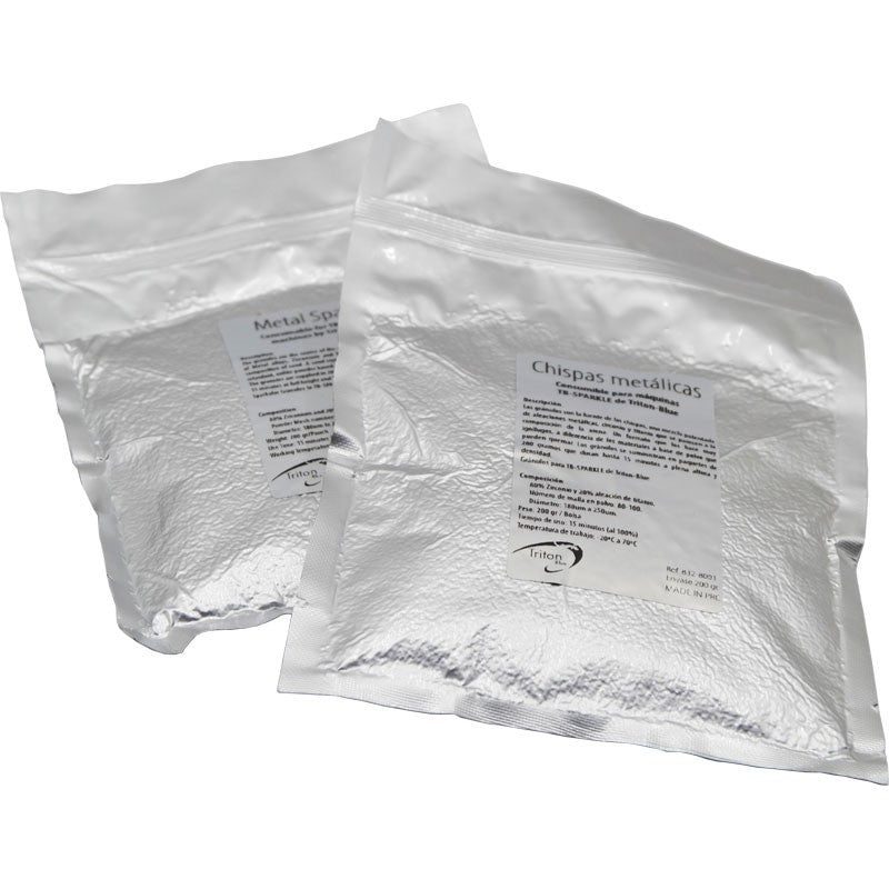 Triton Blue MS200 (Ref. 832-8001) - Sobre de 200 g de gránulos metálicos para máquinas TB-SPARKLE - Tempo Shop
