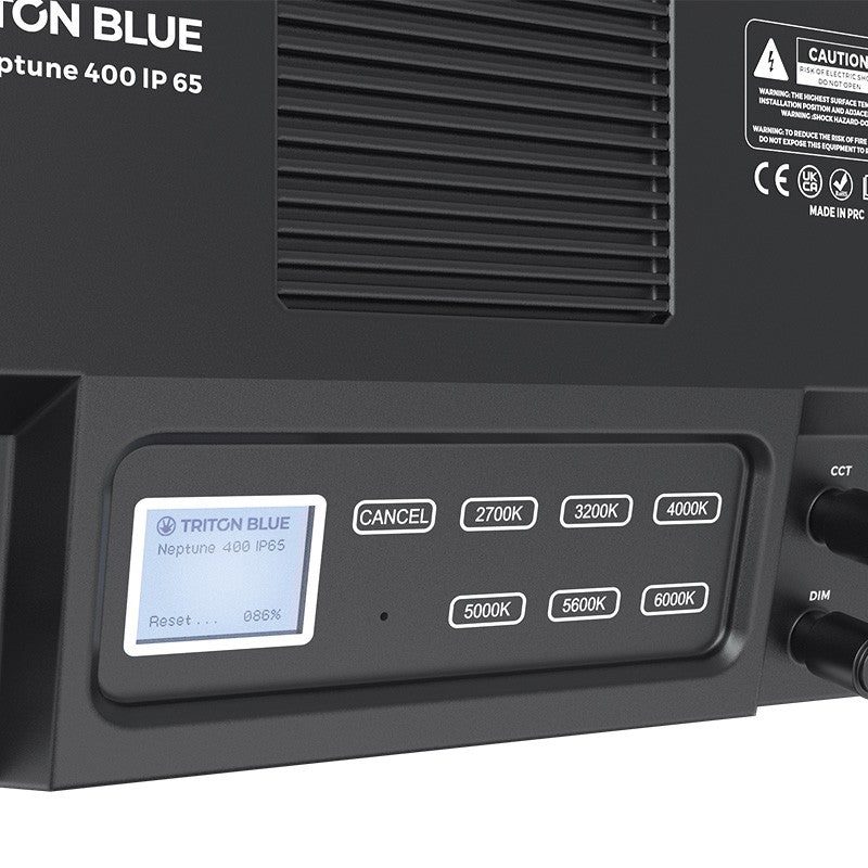 Triton Blue Neptune 400 IP65 - Panel LED Soft Profesional RGB+WW+CW - Tempo Shop