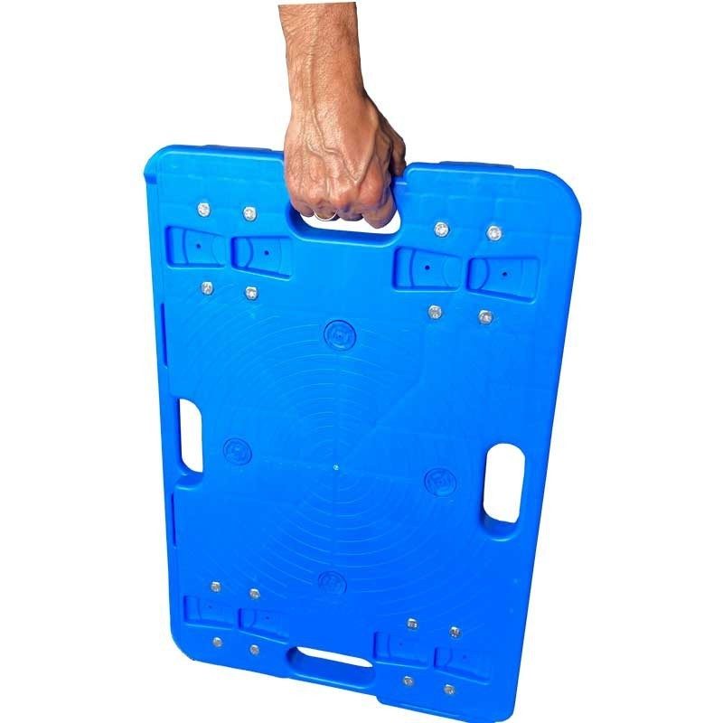 Triton Blue Patín Transporte 4 Ruedas - Plataforma Apilable - Tempo Shop