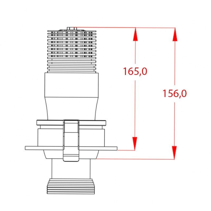 Triton Blue PG15STE Horizon 15E - Proyector de Gobos LED 15W Empotrable - Tempo Shop