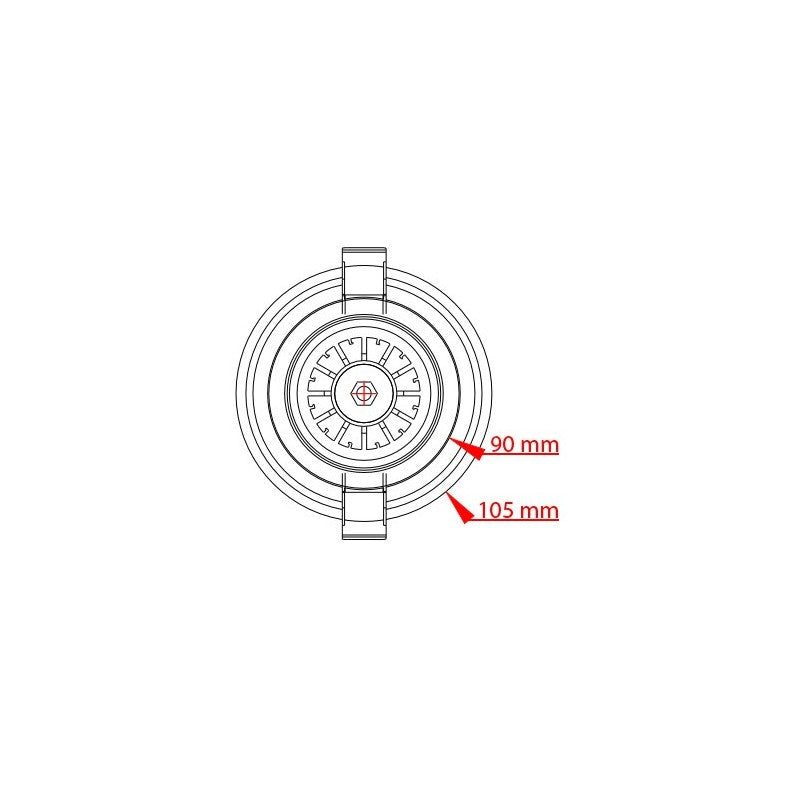Triton Blue PG15STE Horizon 15E - Proyector de Gobos LED 15W Empotrable - Tempo Shop