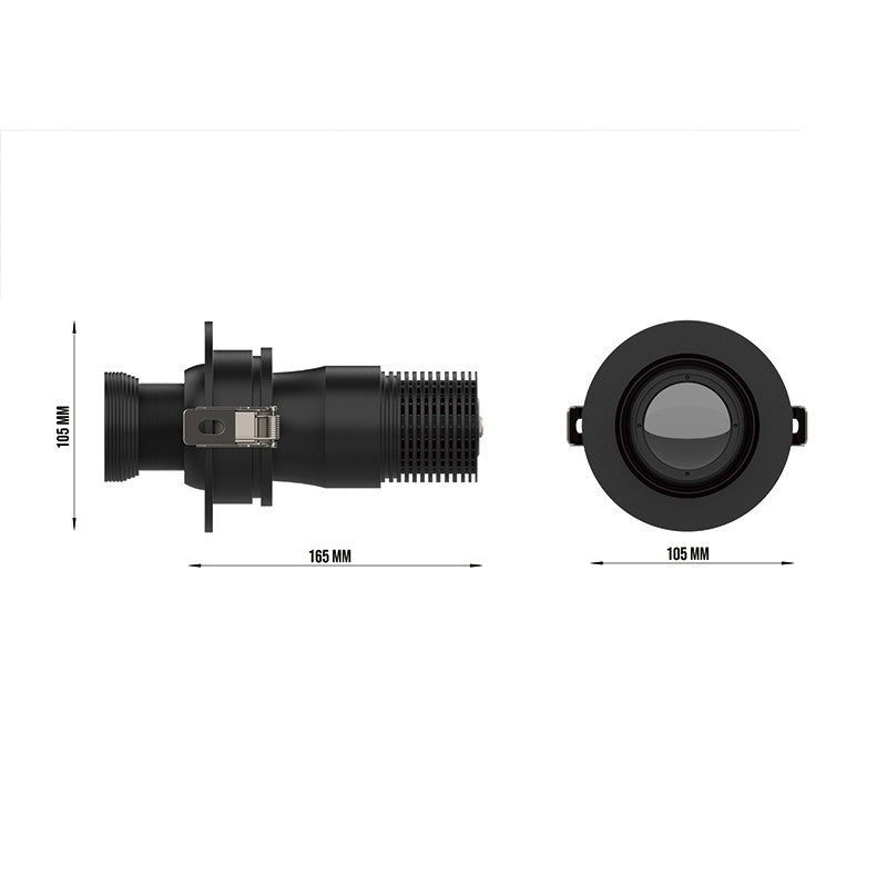 Triton Blue PG15STE Horizon 15E - Proyector de Gobos LED 15W Empotrable - Tempo Shop