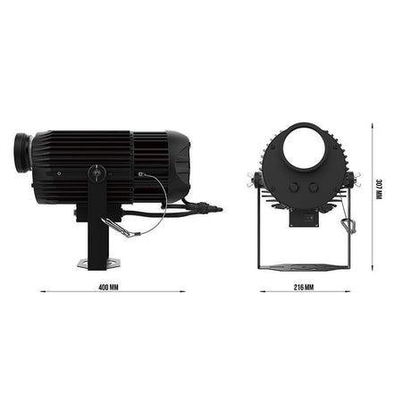 Triton Blue PG300R1IP Horizon 300R Aqua - Proyector de Gobos LED 300W IP65 con Lente 1:0.25 - Tempo Shop
