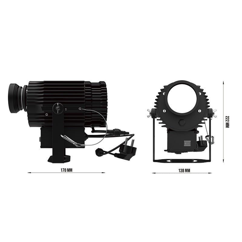 Triton Blue PG40R1IP Horizon 40R Aqua - Proyector de Gobos LED 40W para Exterior (IP65) - Tempo Shop