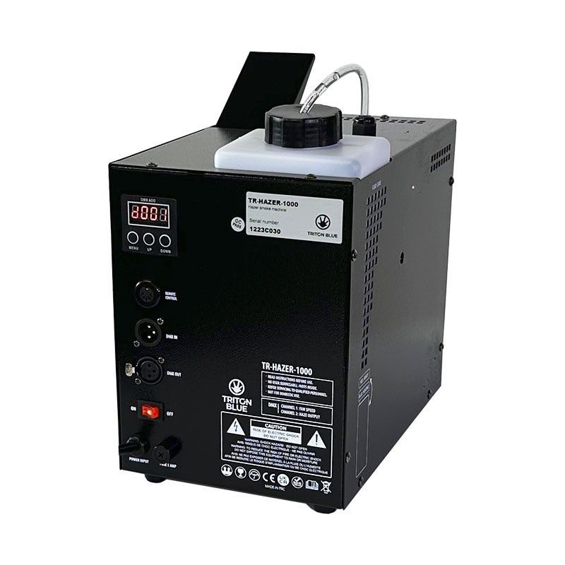 Triton Blue Polaris 950 (TR-HAZER-1000) - Máquina hazer profesional 1000 W con DMX de 2 canales y caudal de 68 m³/min - Tempo