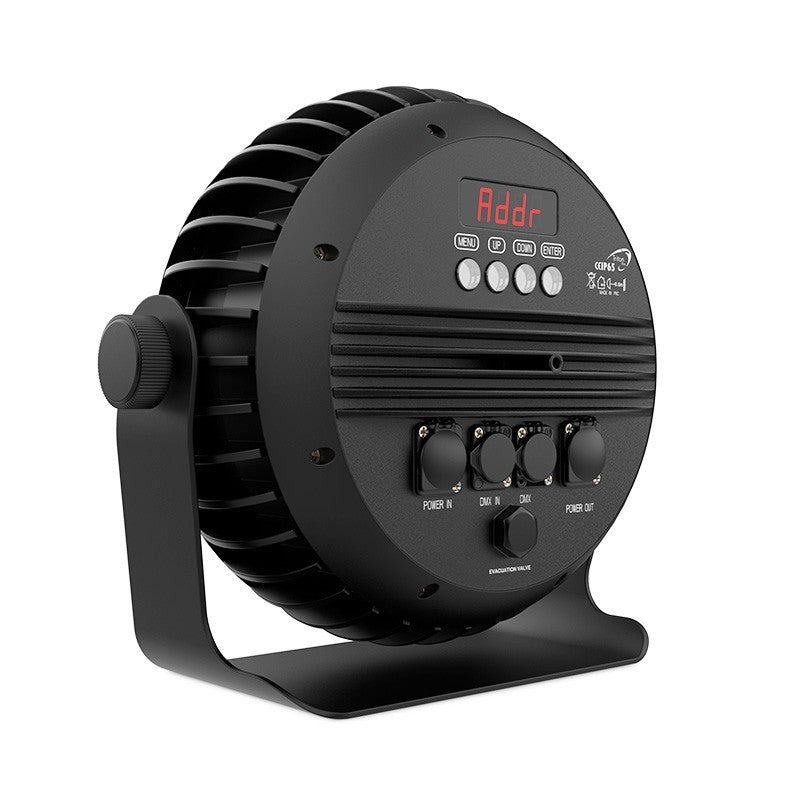 Triton Blue Q-PI0712 Aqua Meteor 84 Neon - PAR Wash IP65 7×12 W RGBW + efecto “Neón” (60×0,2 W) · Haz 26° - Tempo Shop