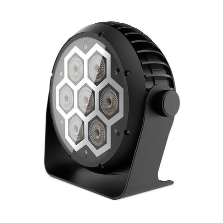 Triton Blue Q-PI0712 Aqua Meteor 84 Neon - PAR Wash IP65 7×12 W RGBW + efecto “Neón” (60×0,2 W) · Haz 26° - Tempo Shop