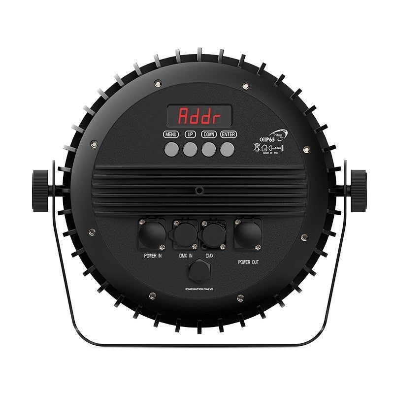 Triton Blue Q-PI0712 Aqua Meteor 84 Neon - PAR Wash IP65 7×12 W RGBW + efecto “Neón” (60×0,2 W) · Haz 26° - Tempo Shop