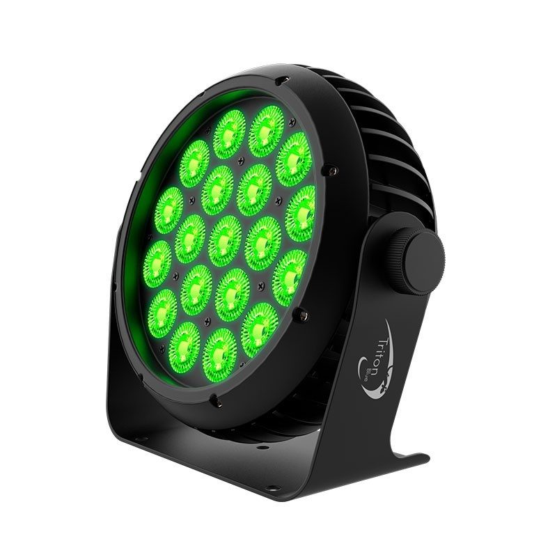 Triton Blue Q-PI1219 Aqua Meteor 228 - PAR Wash IP65 19×12 W RGBW 26° con control individual por LED - Tempo Shop