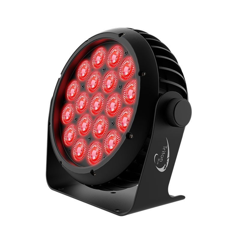 Triton Blue Q-PI1219 Aqua Meteor 228 - PAR Wash IP65 19×12 W RGBW 26° con control individual por LED - Tempo Shop