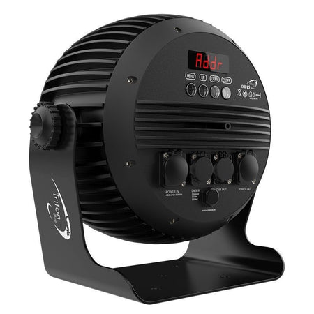 Triton Blue Q-PI1228 Aqua Meteor 336Z - PAR Wash IP65 28×12W RGBW con zoom 12°–60°, control individual de LED y conectores RE