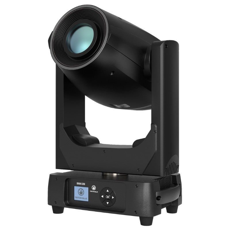 Triton Blue Q-SPOT200 (Orion S200) - Cabeza móvil Spot LED 200 W con LED Ring y haz de 15° (enfoque electrónico) - Tempo Shop