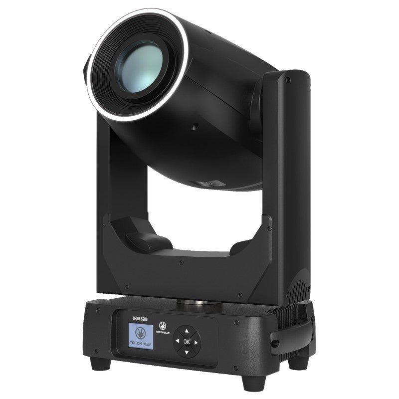 Triton Blue Q-SPOT200 (Orion S200) - Cabeza móvil Spot LED 200 W con LED Ring y haz de 15° (enfoque electrónico) - Tempo Shop