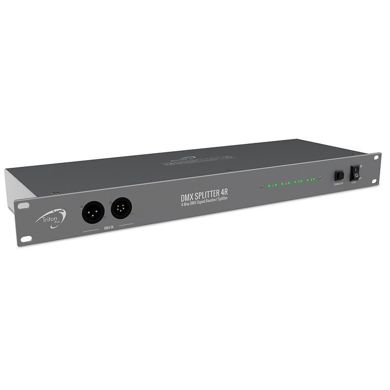 Triton Blue SATURN 4R - Splitter y Amplificador DMX 1 Entrada a 4 Salidas - Tempo Shop
