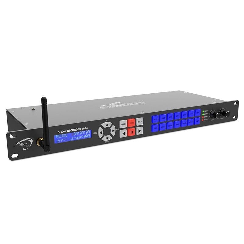 Triton Blue SHOW-REC-1024 - TRITON-BLUE Space 1024 DMX ARTNET GRABADOR + CONSOLA - Tempo Shop