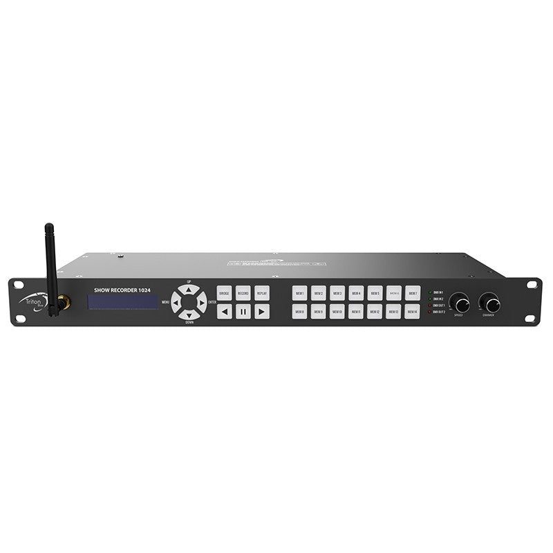 Triton Blue SHOW-REC-1024 - TRITON-BLUE Space 1024 DMX ARTNET GRABADOR + CONSOLA - Tempo Shop