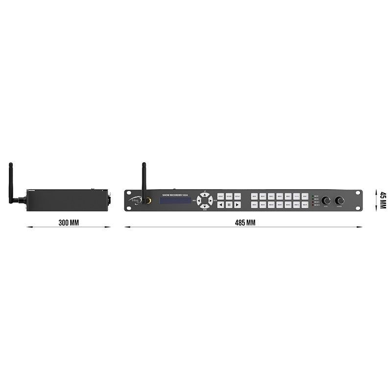 Triton Blue SHOW-REC-1024 - TRITON-BLUE Space 1024 DMX ARTNET GRABADOR + CONSOLA - Tempo Shop