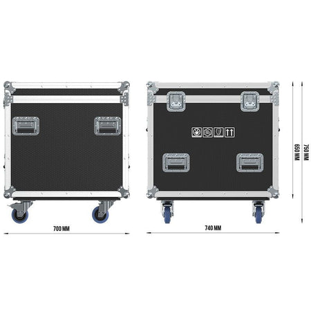 Triton Blue Stellar 400 FC - Flightcase Profesional para 4 Proyectores Stellar 400 - Tempo Shop