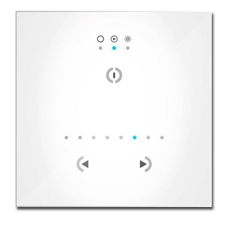 Triton Blue STICK-GU2B - Controlador DMX Táctil de Pared 128 Canales Blanco - Tempo Shop