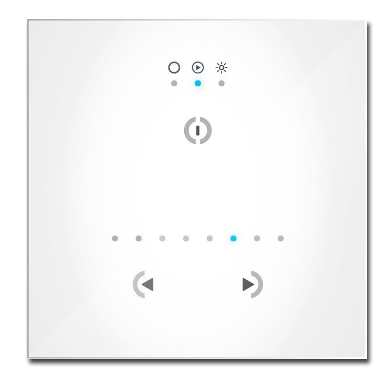 Triton Blue STICK-GU2B - Controlador DMX Táctil de Pared 128 Canales Blanco - Tempo Shop