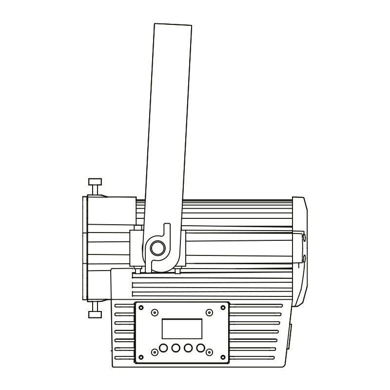 Triton Blue T060-3200-IP - Motor LED IP65 de 60+60W para recorte con ópticas Zoom 15º-30º o 25º-50º - Tempo Shop