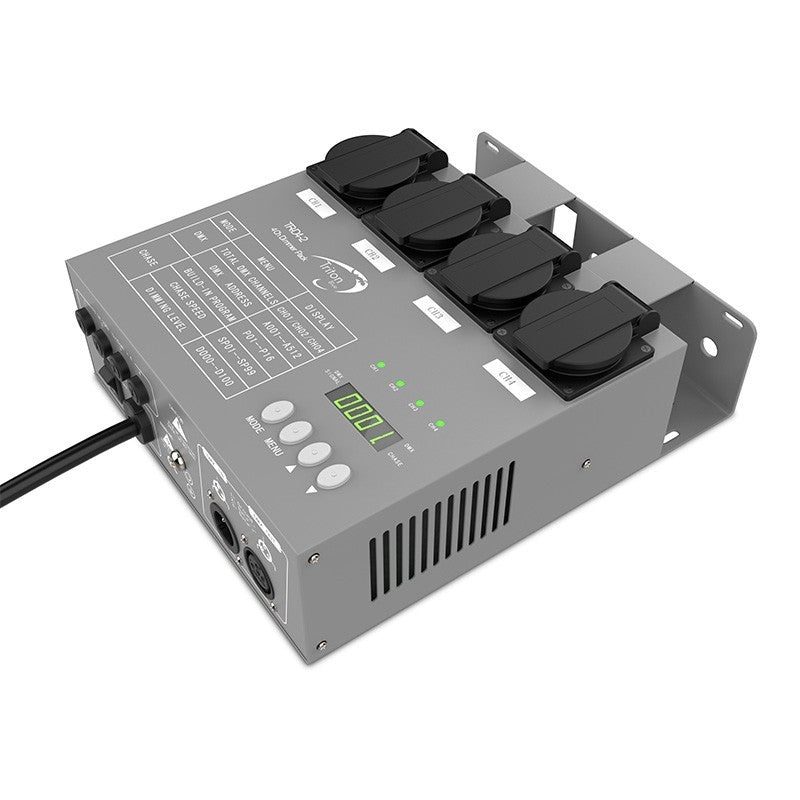 Triton Blue TR-D4-2 - TRITON-BLUE DM4 DIMMER 4 CANALES DMX - Tempo Shop