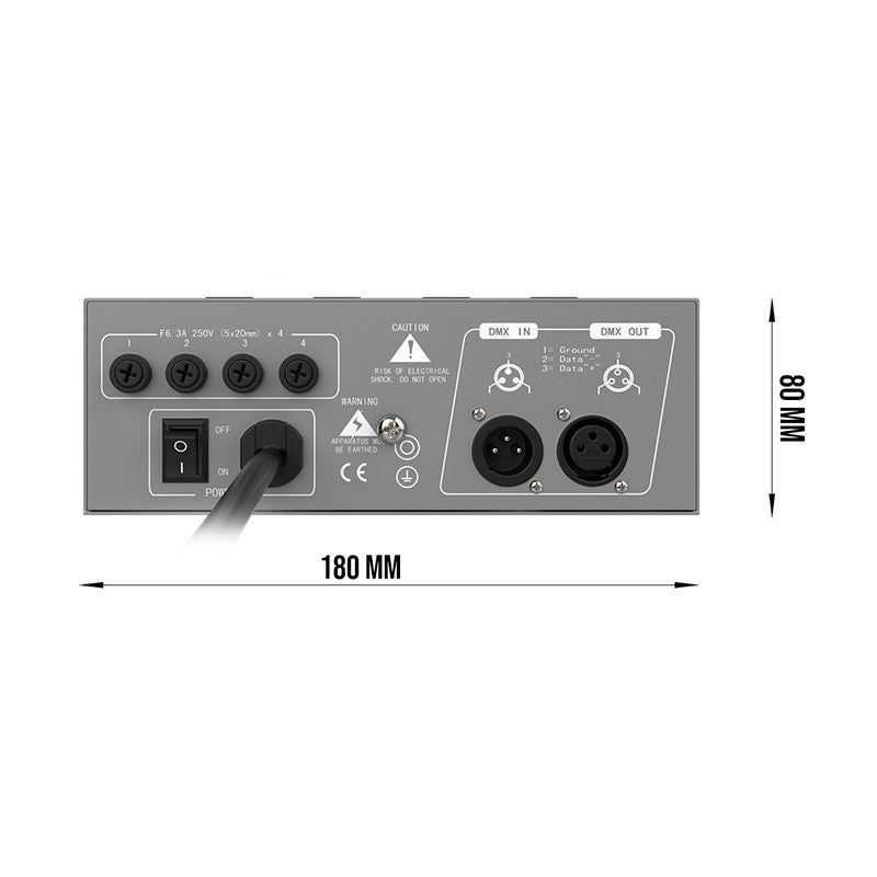Triton Blue TR-D4-2 - TRITON-BLUE DM4 DIMMER 4 CANALES DMX - Tempo Shop