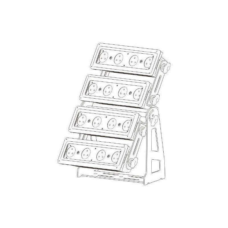 Triton Blue TR-S1W12 - Soporte Vertical para 4 Proyectores Wally 12 - Tempo Shop