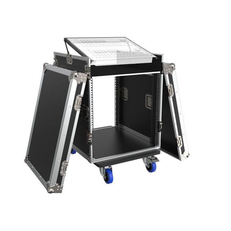 Triton Blue TRITON-BLUE FC RACK 10-12U - Flight Case Combinado de 19 Pulgadas - Tempo Shop