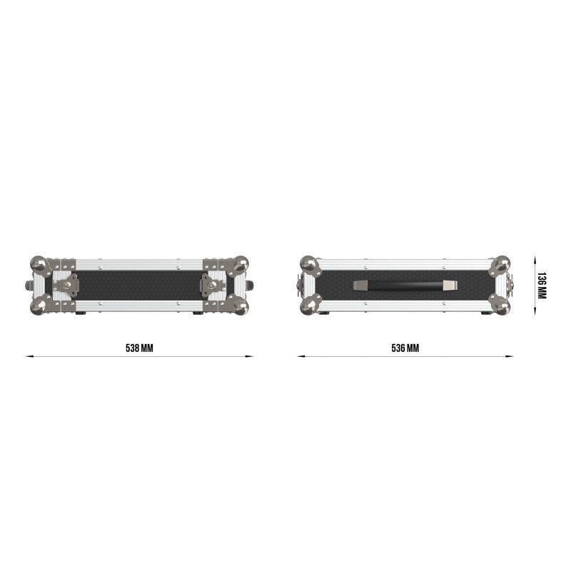 Triton Blue TRITON-BLUE FC RACK 2U - Flightcase Profesional de 19 pulgadas con Fondo de 402 mm - Tempo Shop