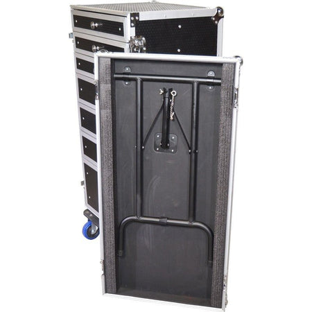 Triton Blue TRITON-BLUE FCX7 - Flightcase Estación de Trabajo con 7 Cajones y Mesa Integrada - Tempo Shop