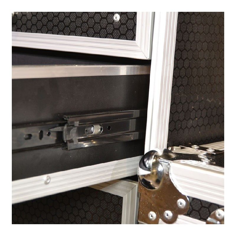 Triton Blue TRITON-BLUE FCX7 - Flightcase Estación de Trabajo con 7 Cajones y Mesa Integrada - Tempo Shop