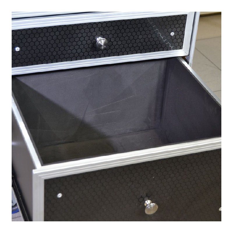 Triton Blue TRITON-BLUE FCX7 - Flightcase Estación de Trabajo con 7 Cajones y Mesa Integrada - Tempo Shop