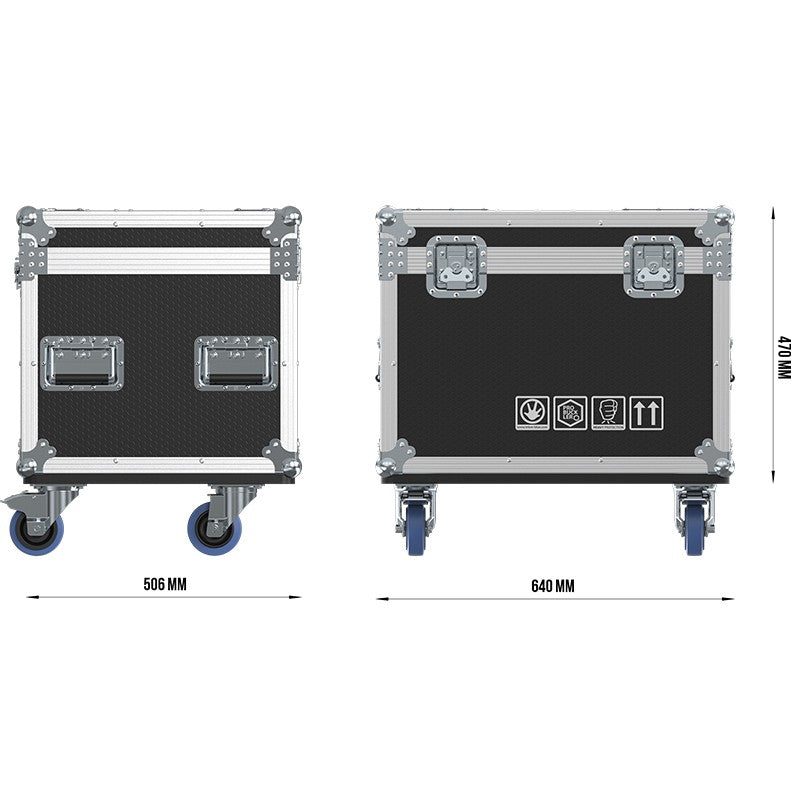 Triton Blue TRITON-BLUE - Flightcase Profesional para 2x Kosmos 1000 IP65 - Tempo Shop