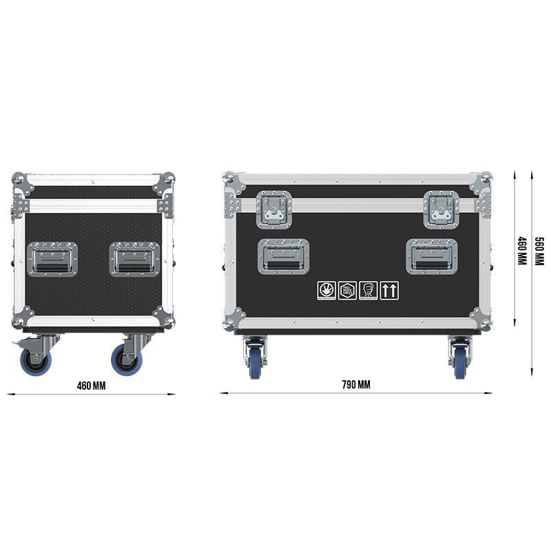 Triton Blue TRITON-BLUE FLIGHTCASE - Transporte Profesional para 2 Paneles Neptune 400 - Tempo Shop