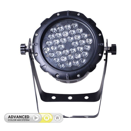 Triton Blue TS103 Sirius 36 LED 1W IP65 - Proyector LED bicolor (18 blanco frío + 18 blanco cálido) con control DMX - Tempo S