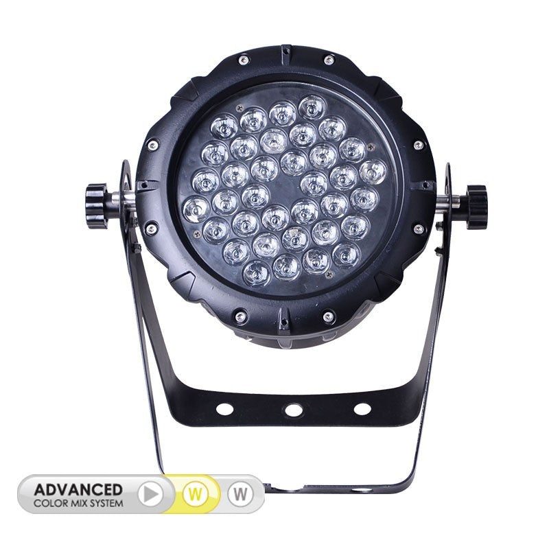 Triton Blue TS103 Sirius 36 LED 1W IP65 - Proyector LED bicolor (18 blanco frío + 18 blanco cálido) con control DMX - Tempo S