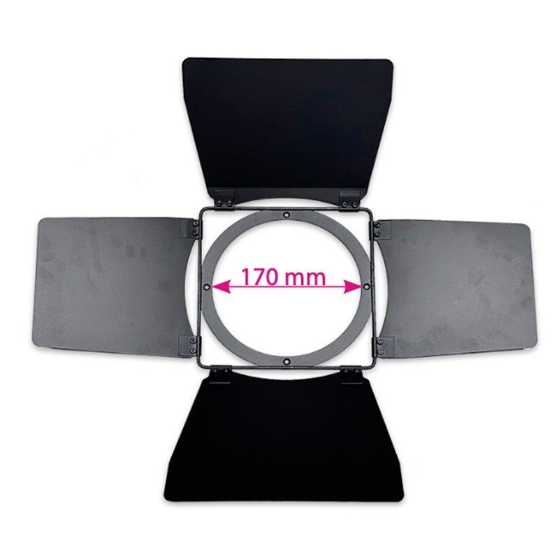 Triton Blue TS898 Sirius - Visera de 4 Palas para Focos PAR LED de 170 mm - Tempo Shop