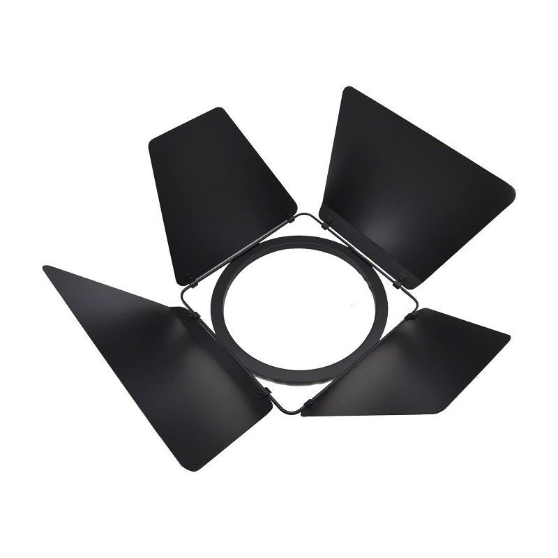 Triton Blue TT-0064N - Visera Giratoria de 4 Palas para Proyector PAR 64 Negro - Tempo Shop