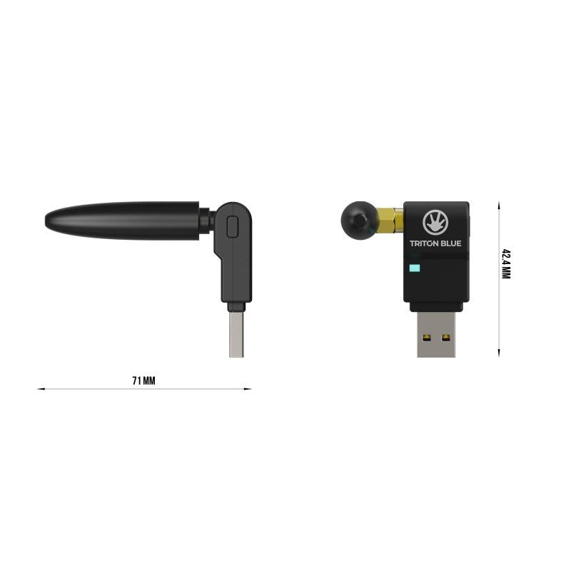 Triton Blue WDMX-TR512 - Transmisor y Receptor DMX Inalámbrico USB - Tempo Shop