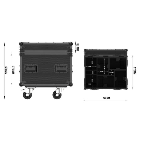 Triton Blue FLIGHTCASE 4EN1 - Maleta de transporte para Hydro W300