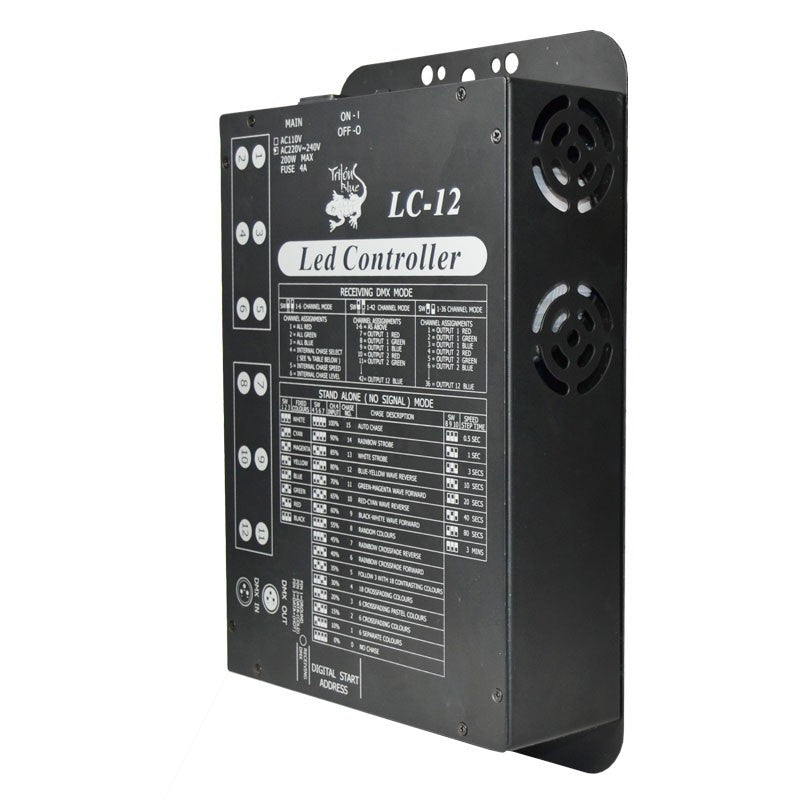 Triton Blue LED LC-12 - Controlador DMX para 12 Paneles
